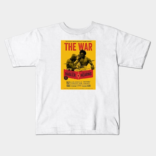 Hagler vs hearns Kids T-Shirt by ThePuKiman